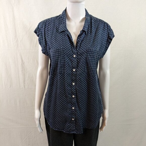 JACHS Girlfriend Button Down Top Size S - Picture 1 of 6